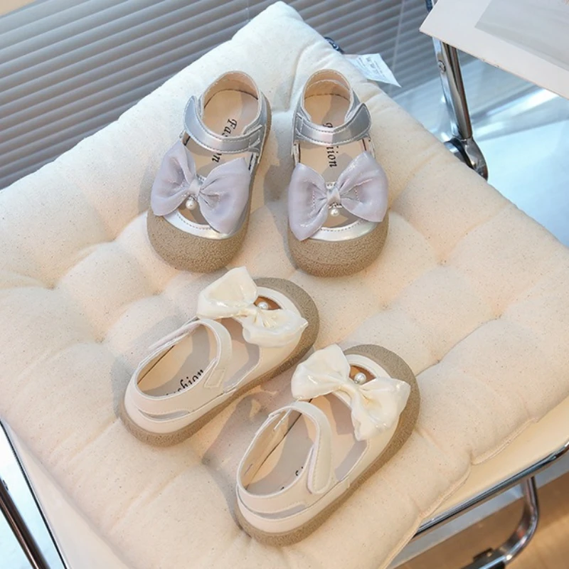 Fashion Bow Girls' Leather Shoes 2026 Summer New Kids Sandals Simple Versatile Girls' Flat Casual Shoes Сандалии Для Девочек
Fashion Bow Girls' Leather Shoes 2026 Summer New Kids Sandals Simple Versatile Girls' Flat Casual Shoes Сандалии Для Девочек