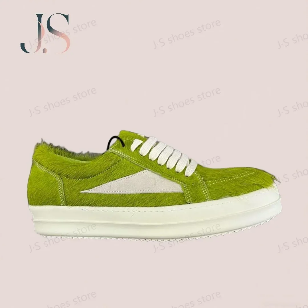 R-o Classic Men Shoe Green Horse hair Women Low Top Casual Shoes Design Sneaker Horsehair White Suede Flat Sneakers
R-o Classic Men Shoe Green Horse hair Women Low Top Casual Shoes Design Sneaker Horsehair White Suede Flat Sneakers