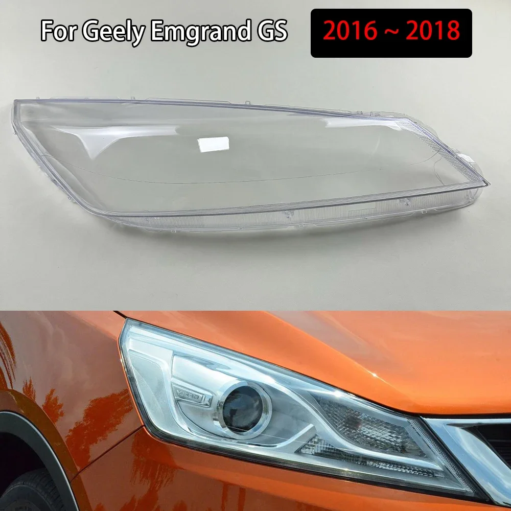 For Geely Emgrand GS 2016 2017 2018 Headlight Cover Transparent Lampshade Headlamp Shell Plexiglass Replace Original Lens
For Geely Emgrand GS 2016 2017 2018 Headlight Cover Transparent Lampshade Headlamp Shell Plexiglass Replace Original Lens