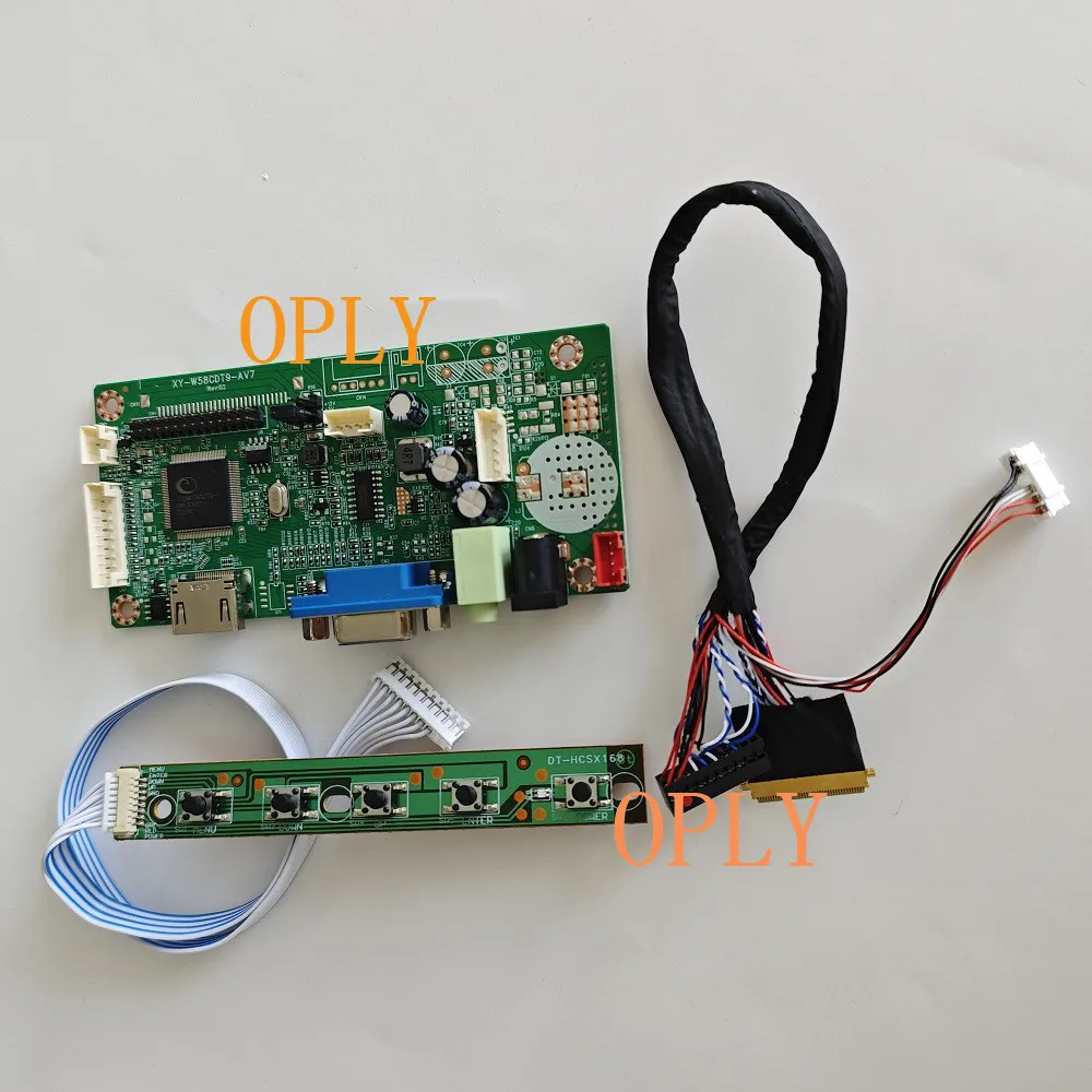 58C Controller board Audio in HDMI-Compatible VGA for N140B6-L02 N140B6 1366X768 LED panel Screen 14” monitor display DIY
58C Controller board Audio in HDMI-Compatible VGA for N140B6-L02 N140B6 1366X768 LED panel Screen 14” monitor display DIY