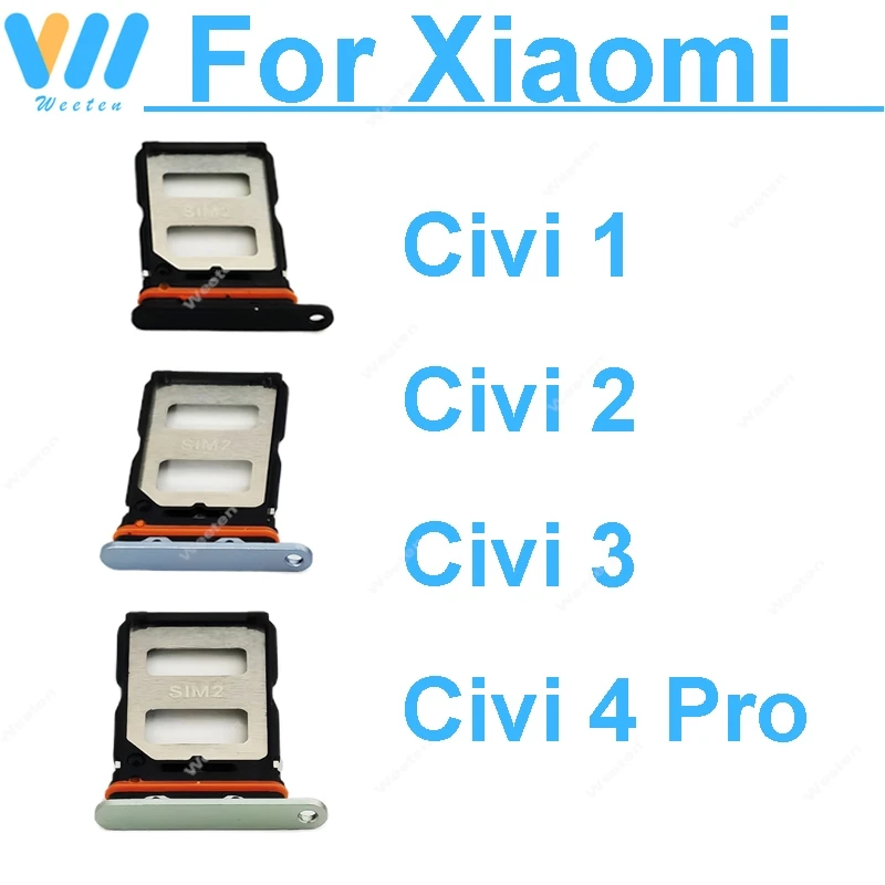 Держатель SIM-карты, разъем для чтения карт для Xiaomi Civi 1 Civi 2 Civi 3 Civi 4 Pro 2109119 BC 2209129 Запасные части для лотка для SIM-карты SC 
Держатель SIM-карты, разъем для чтения карт для Xiaomi Civi 1 Civi 2 Civi 3 Civi 4 Pro 2109119 BC 2209129 Запасные части для лотка для SIM-карты SC