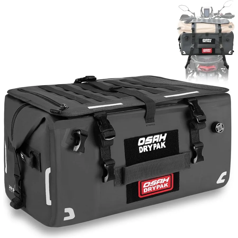Waterproof Motorcycle Tail Bag 40L Waterproof Duffel Bag with Adjustable Shoulder Straps for Secure Travel Camping and Fishing
Waterproof Motorcycle Tail Bag 40L Waterproof Duffel Bag with Adjustable Shoulder Straps for Secure Travel Camping and Fishing