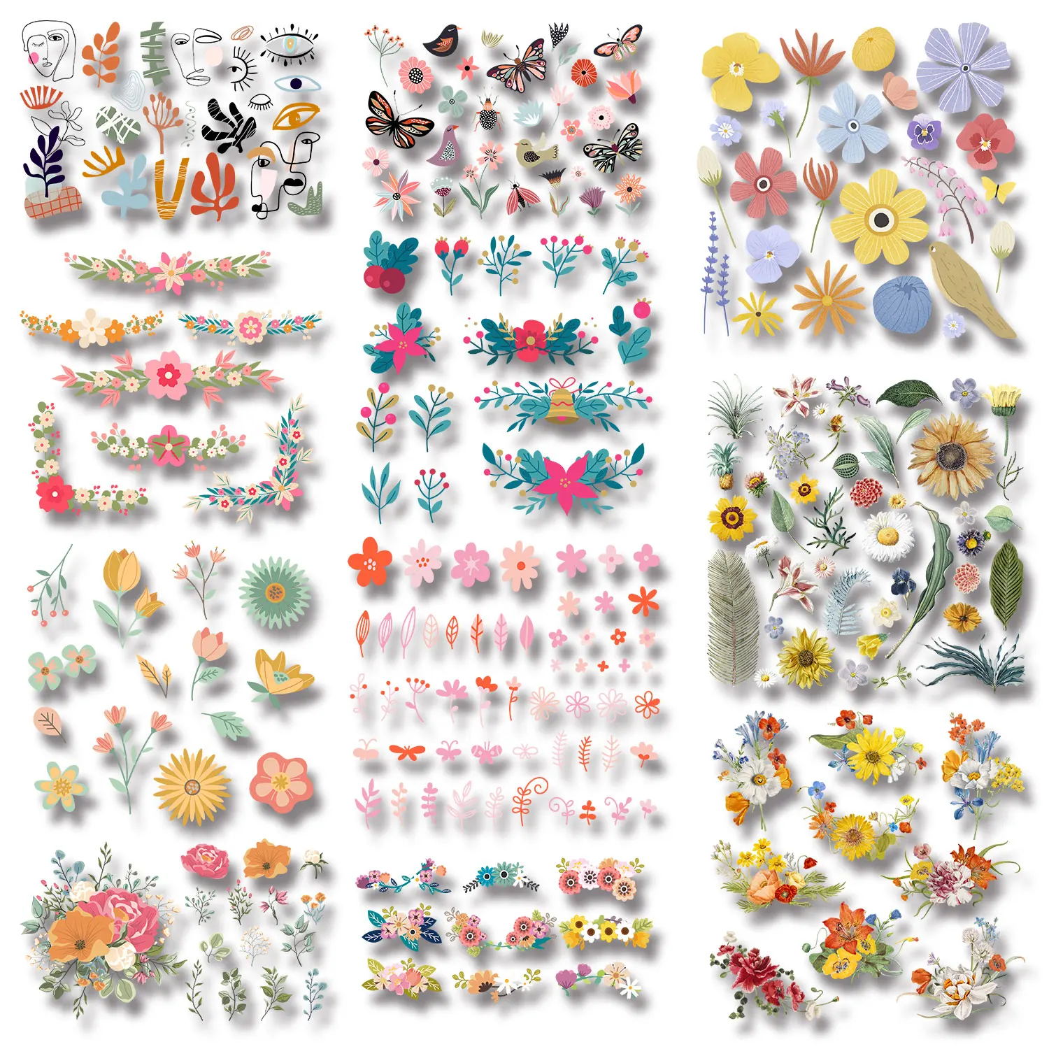Flower Cluster Bundle Sale Bright Color Iron Sticker for Clothing Firm and Fadeless DIY Decoration
Flower Cluster Bundle Sale Bright Color Iron Sticker for Clothing Firm and Fadeless DIY Decoration