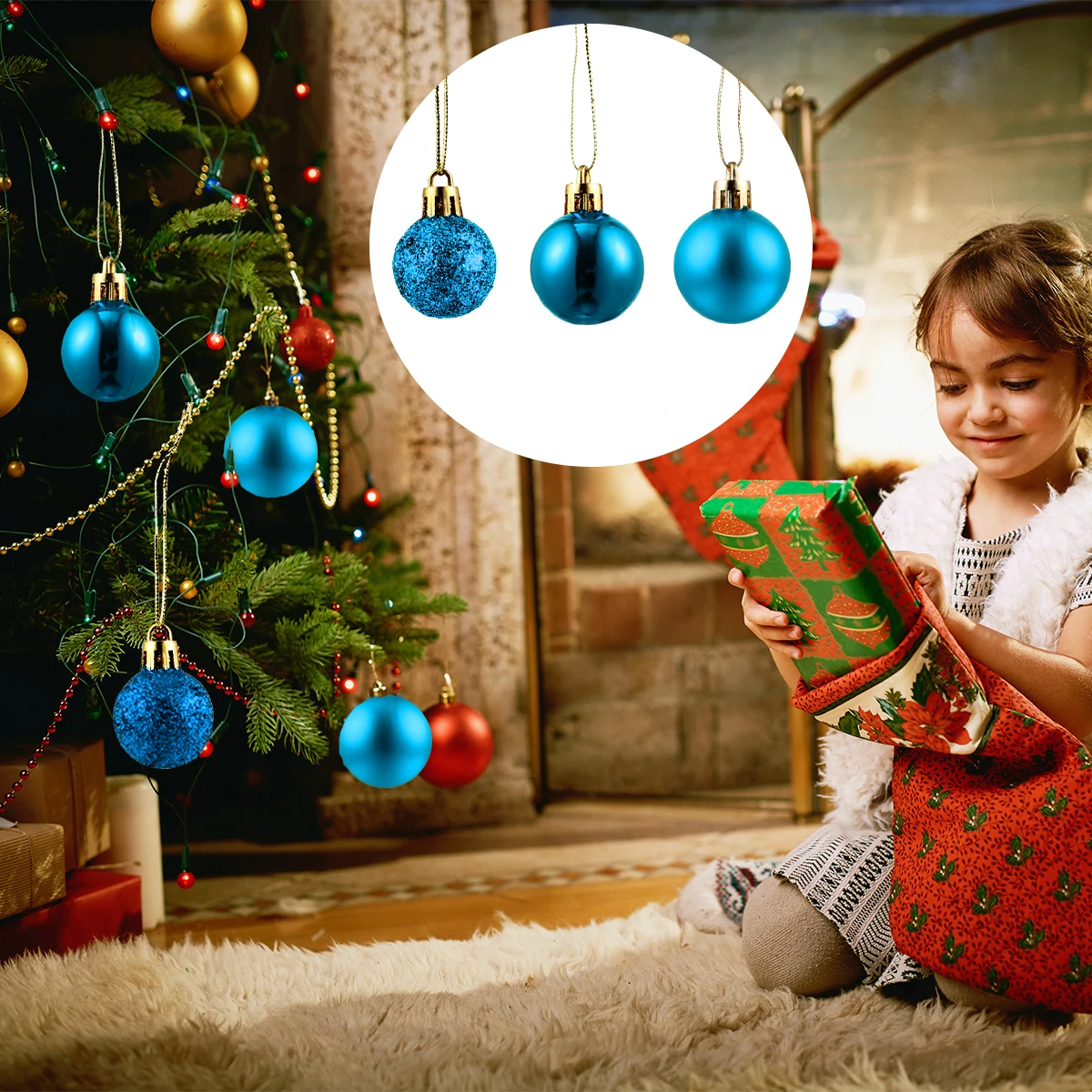 48 Pcs Christmas Balls Decorations Tree Accessories LED Hanging Pendant Plastic Bauble
48 Pcs Christmas Balls Decorations Tree Accessories LED Hanging Pendant Plastic Bauble