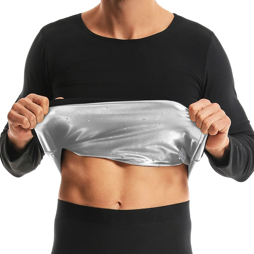 Sauna Shirt For Men Long Sleeve Sweat Body Shaper Top T-Shirt Body Shaper Shirts For Workout Sports Exercise Fitness Shapewear
Sauna Shirt For Men Long Sleeve Sweat Body Shaper Top T-Shirt Body Shaper Shirts For Workout Sports Exercise Fitness Shapewear