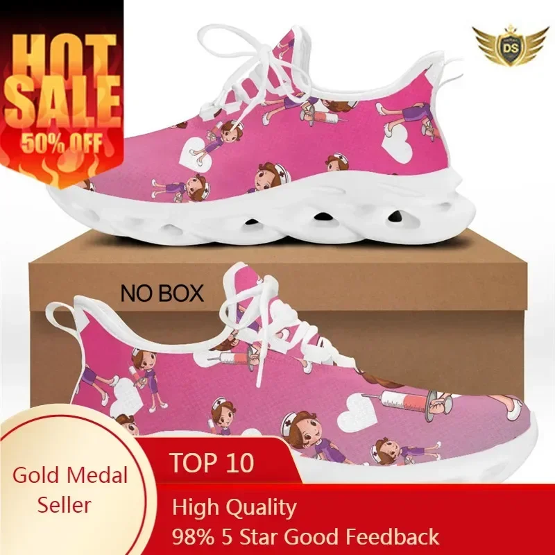 Cute Pink Nurse Print Women Shoes Summer Sneakers For Couple Casual Flats Lace-up Lightweight Zapatos DropShip
Cute Pink Nurse Print Women Shoes Summer Sneakers For Couple Casual Flats Lace-up Lightweight Zapatos DropShip