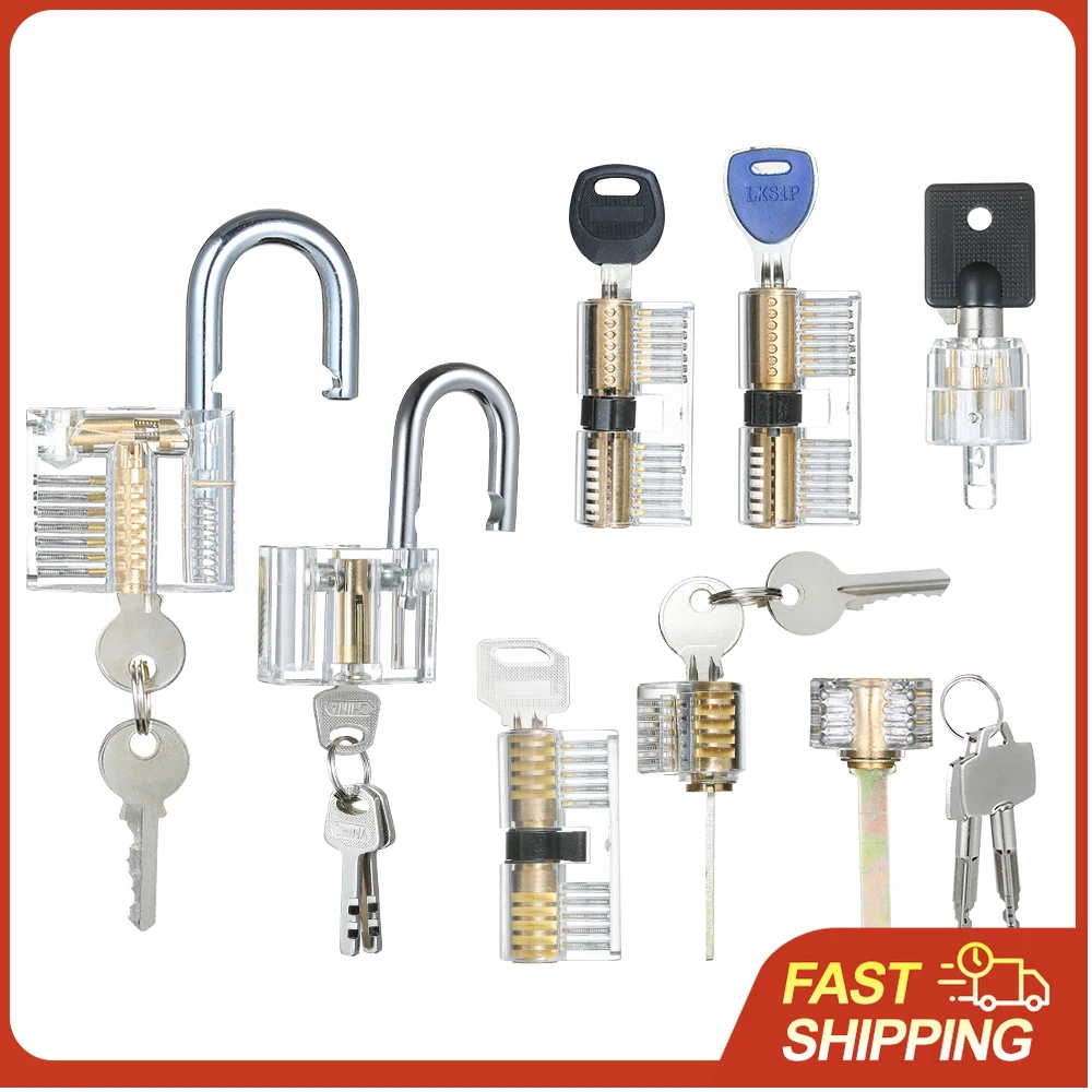 Набор из 8 прозрачных тренировочных замков для отработки вскрытия, трубчатые замки для обучения слесарному делу, набор для начинающих мастеров по вскрытию замков
Набор из 8 прозрачных тренировочных замков для отработки вскрытия, трубчатые замки для обучения слесарному делу, набор для начинающих мастеров по вскрытию замков