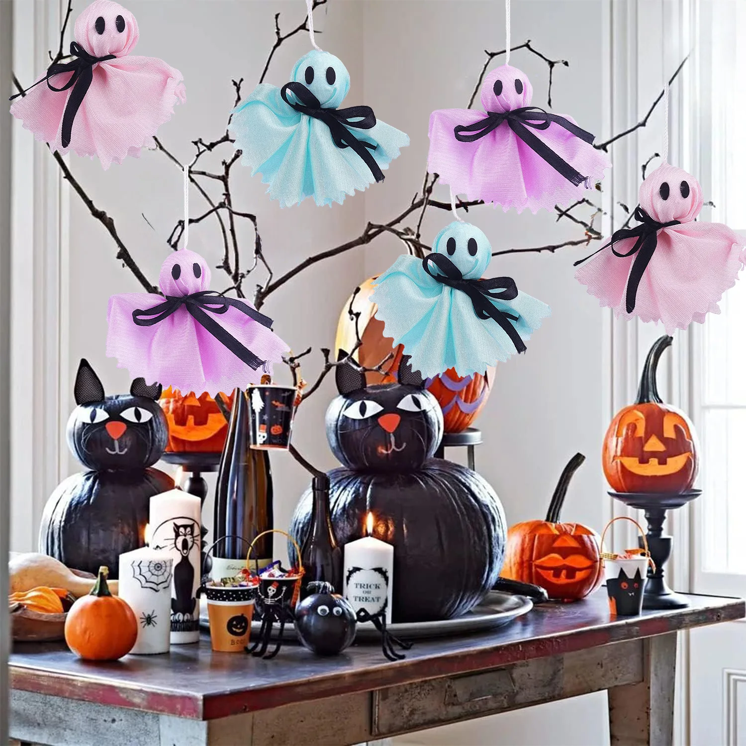 Cute Halloween Ghost Hanging Ornaments Rustic Cloth Ghosts Decor for Party Yard Tree
Cute Halloween Ghost Hanging Ornaments Rustic Cloth Ghosts Decor for Party Yard Tree
