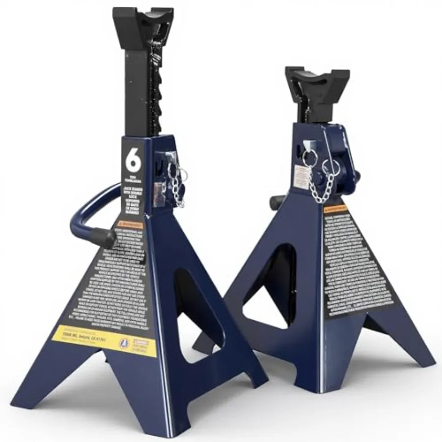 Подставки-опоры Jack Stands 6 тонн с двойной блокировкой, регулируемая высота 14.2-23.8 дюйма, для подъема легковых автомобилей, внедорожников, фургонов, грузоподъемность 12000 фунтов, 1 пара
Подставки-опоры Jack Stands 6 тонн с двойной блокировкой, регулируемая высота 14.2-23.8 дюйма, для подъема легковых автомобилей, внедорожников, фургонов, грузоподъемность 12000 фунтов, 1 пара