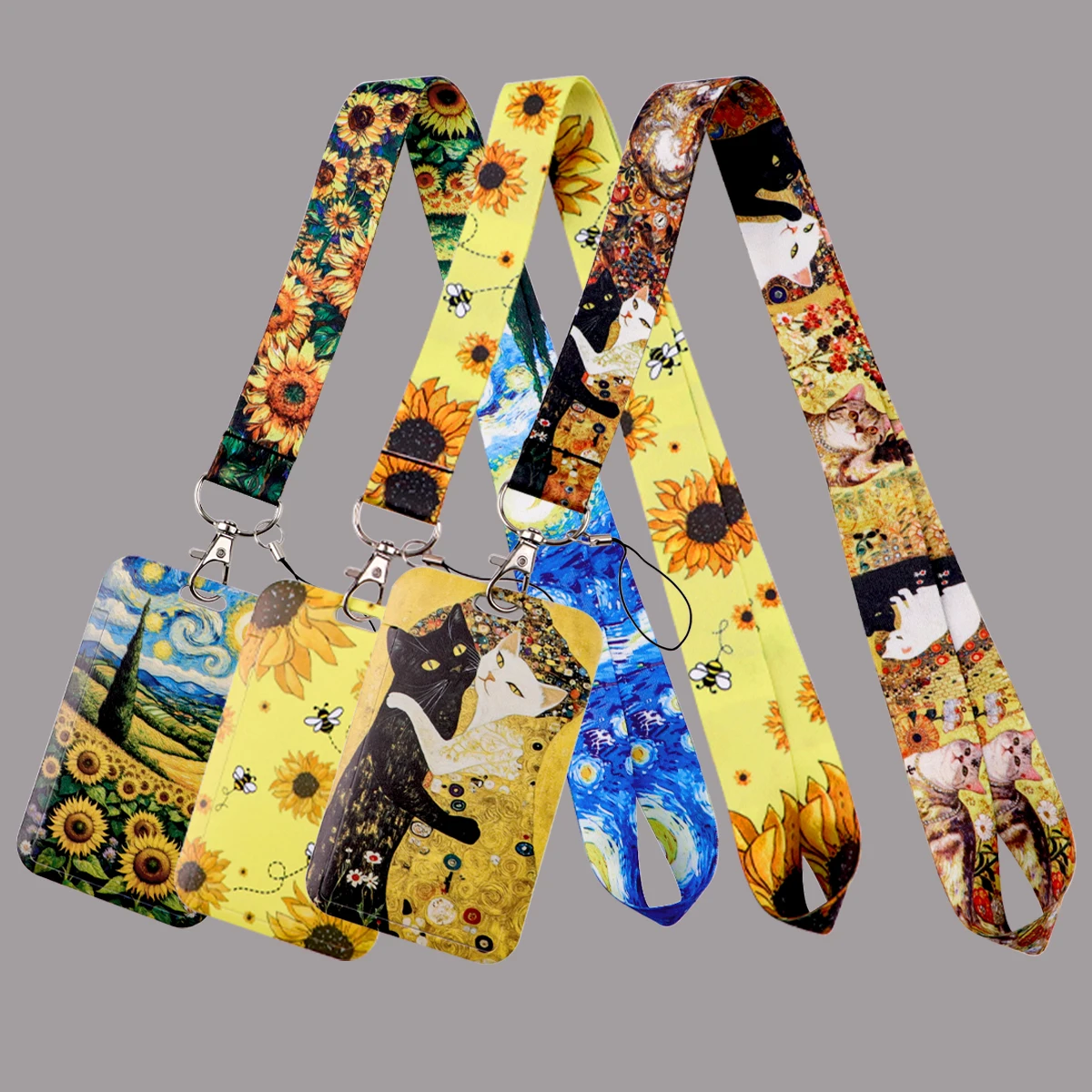 Van Gogh Sunflower Lanyards For Keychain Oil Painting Neck Straps ID Card USB Badge Holder Hang Rope Accessories Gifts
Van Gogh Sunflower Lanyards For Keychain Oil Painting Neck Straps ID Card USB Badge Holder Hang Rope Accessories Gifts