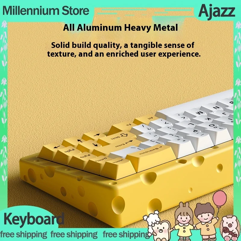 Ajazz Ac067 игровая механическая клавиатура, проводная клавиатура, прокладка крышки клавиатуры с возможностью горячей замены, пользовательский ПК, ноутбук
Ajazz Ac067 игровая механическая клавиатура, проводная клавиатура, прокладка крышки клавиатуры с возможностью горячей замены, пользовательский ПК, ноутбук