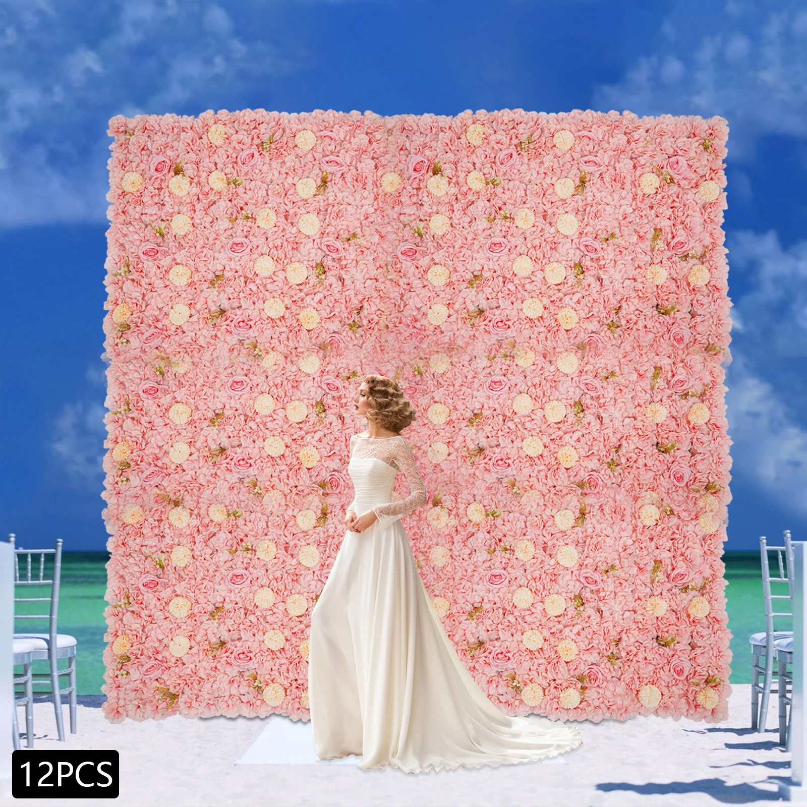 3D Flower Wall Panel-12pcs Artificial Flower Wall Background for Wedding Backdrop Wall Decor Shop Photo Backdrop 15*15in
3D Flower Wall Panel-12pcs Artificial Flower Wall Background for Wedding Backdrop Wall Decor Shop Photo Backdrop 15*15in