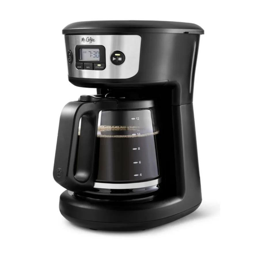 Программируемая кофеварка Mr. Coffee на 12-х чашек с сильным завариванием из нержавеющей стали
Программируемая кофеварка Mr. Coffee на 12-х чашек с сильным завариванием из нержавеющей стали