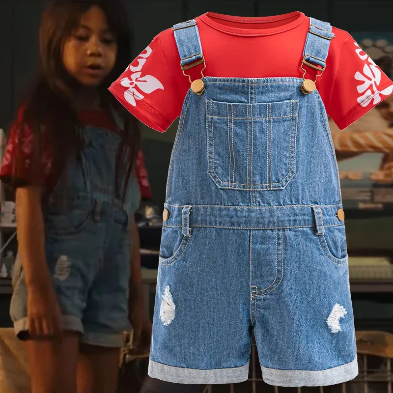Kids Children Lilo Cosplay Clothing Stage Performance Shirt Pants Movie Daily Bodysuit Outfits Halloween Carnival Party Suit
Kids Children Lilo Cosplay Clothing Stage Performance Shirt Pants Movie Daily Bodysuit Outfits Halloween Carnival Party Suit