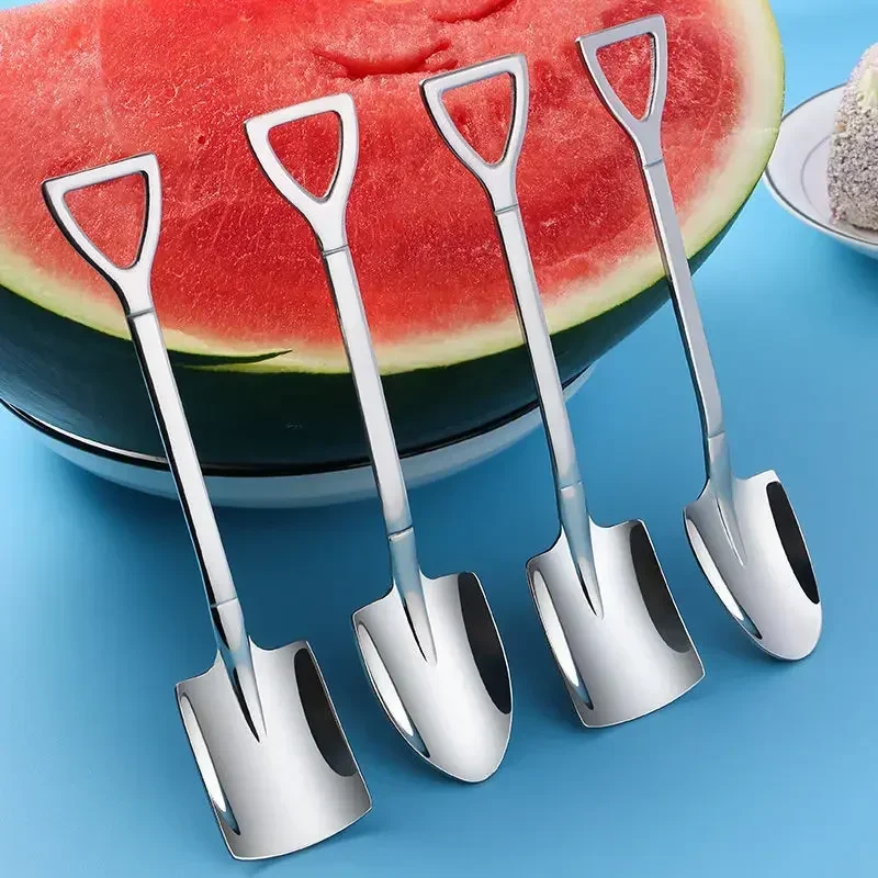 Drop Shiping Shovel Spoon Stainless Steel Dessert Spoon With Long Handle Ice Cream Tea Spoon Coffee Scoops Kitchen Accessories
Drop Shiping Shovel Spoon Stainless Steel Dessert Spoon With Long Handle Ice Cream Tea Spoon Coffee Scoops Kitchen Accessories