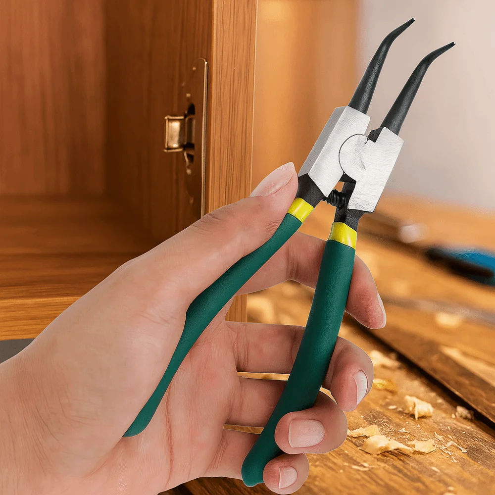 4pcs/set 7 Inches Circlip Plier Set Carbon Steel Sturdy Retaining Ring Plier Ergonomic External Internal Use
4pcs/set 7 Inches Circlip Plier Set Carbon Steel Sturdy Retaining Ring Plier Ergonomic External Internal Use