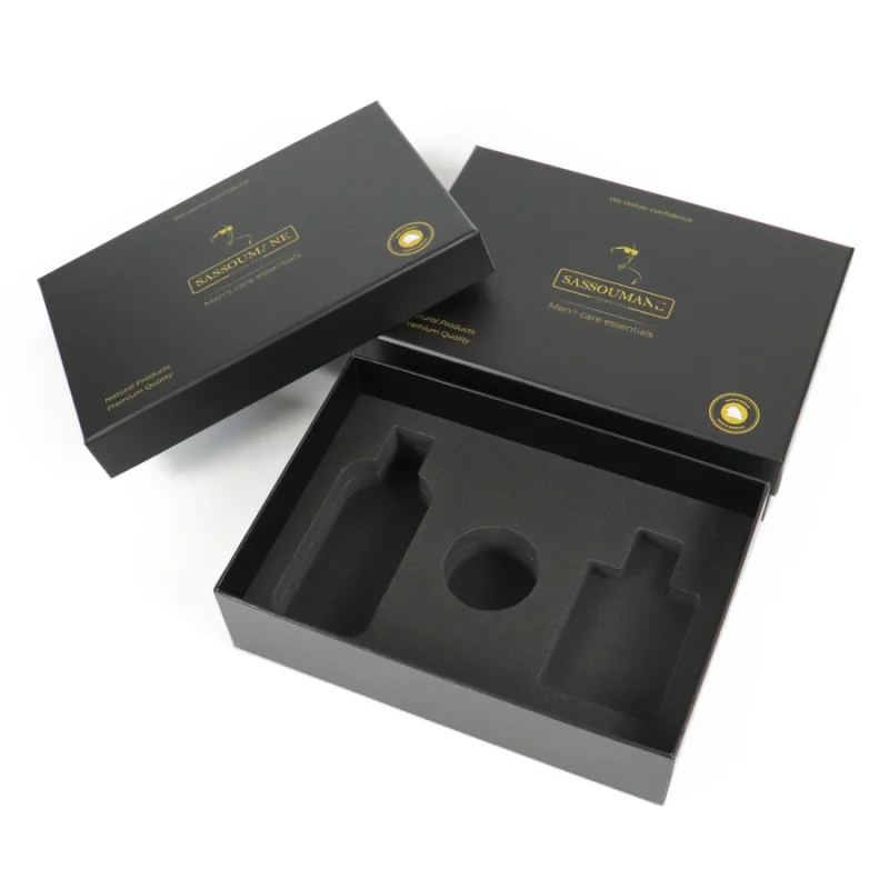 essential oil bottle paper black packaging boxes reusable beauty products storage small empty cosmetic cream box
essential oil bottle paper black packaging boxes reusable beauty products storage small empty cosmetic cream box