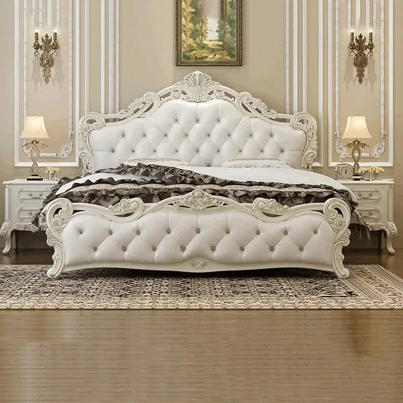 American Princess Double Bed Wood French Style Modern Storage Queen Bed Luxury Comferter Cama Casal Bedroom Set Furniture Queen
American Princess Double Bed Wood French Style Modern Storage Queen Bed Luxury Comferter Cama Casal Bedroom Set Furniture Queen