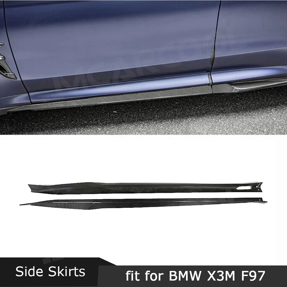 For BMW X3M F97 2022+ Side Skirts Aprons Rocker Panel Lip Splitter Spoiler Dry Carbon Fiber Bumper Extension Car Accessories FRP
For BMW X3M F97 2022+ Side Skirts Aprons Rocker Panel Lip Splitter Spoiler Dry Carbon Fiber Bumper Extension Car Accessories FRP