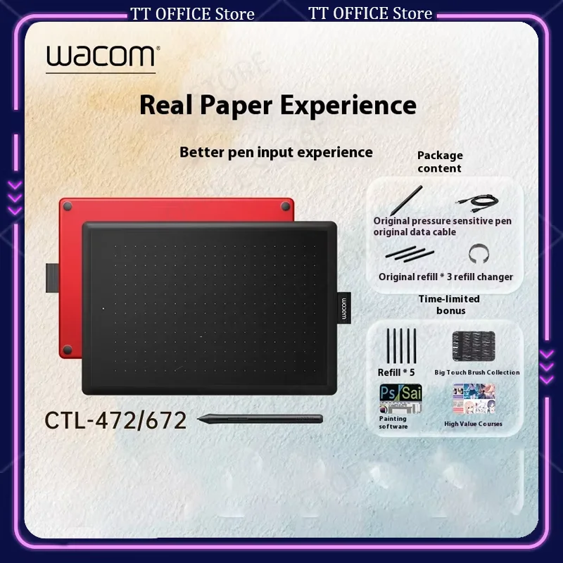 Wacom Digital Drawing Board CTL672 Computer Writing Board PS Drawing Input Flagship Handwritten One For Graphics And Office
Wacom Digital Drawing Board CTL672 Computer Writing Board PS Drawing Input Flagship Handwritten One For Graphics And Office