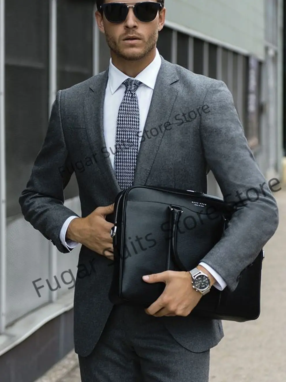 Classic Business Gray Wedding Suits For Men Slim Fit Notched Lapel Groom Tuxedos 2 Pieces Sets Office Male Blazer Costume Homme
Classic Business Gray Wedding Suits For Men Slim Fit Notched Lapel Groom Tuxedos 2 Pieces Sets Office Male Blazer Costume Homme