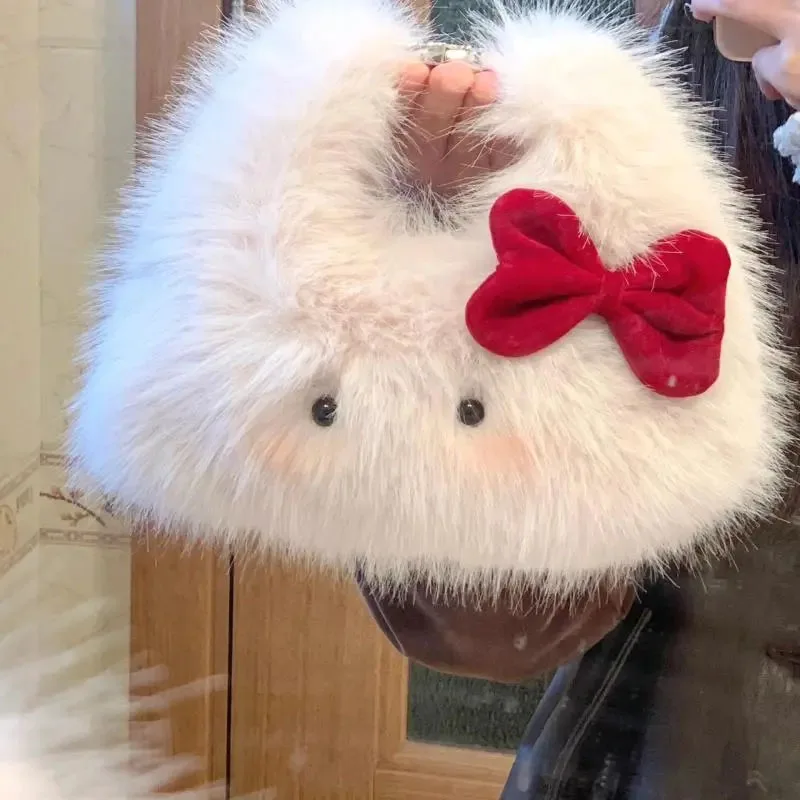 Hello Kitty Plush Shoulder Bag Kawaii Sanrio Anime Cute Girl Fashion Bow Large Capacity Cosmetics Storage Handbag Holiday Gifts
Hello Kitty Plush Shoulder Bag Kawaii Sanrio Anime Cute Girl Fashion Bow Large Capacity Cosmetics Storage Handbag Holiday Gifts