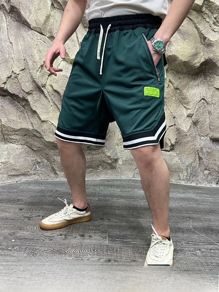 Men's Basketball Fitness Shorts Breathable Quick Dry Elastic Lightweight Thread Mesh Fabric Summer Casual Pants
Men's Basketball Fitness Shorts Breathable Quick Dry Elastic Lightweight Thread Mesh Fabric Summer Casual Pants