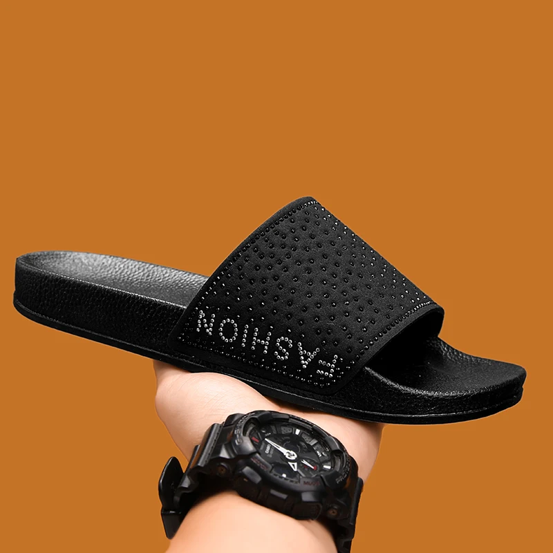 Men's Slippers Summer Outdoor Slip-On Soft Bottom Anti-Slip Casual Sandals Beach Thong Slippers Breathable Flat Heel Rubber Sole
Men's Slippers Summer Outdoor Slip-On Soft Bottom Anti-Slip Casual Sandals Beach Thong Slippers Breathable Flat Heel Rubber Sole