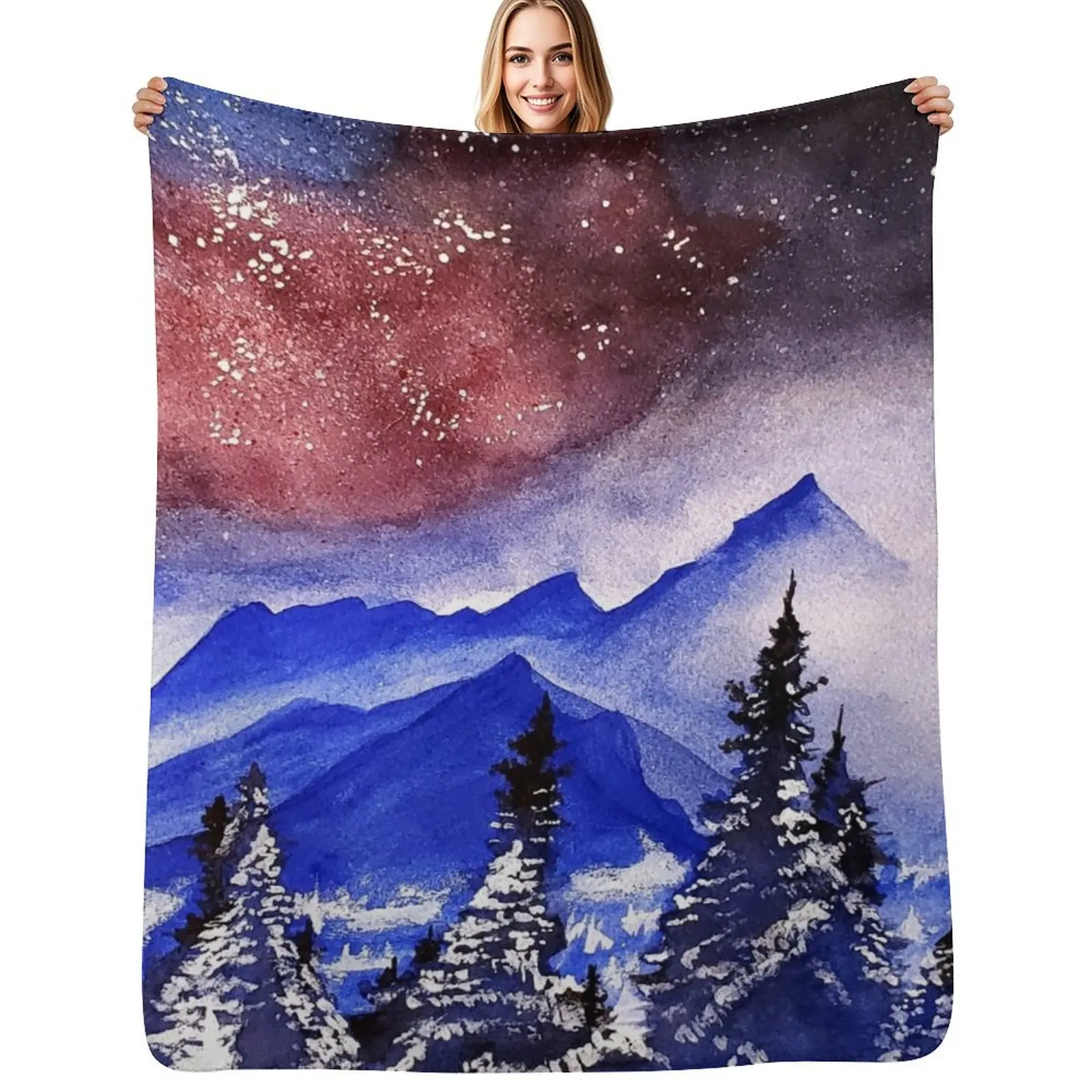 Snowy Mountain Throw Blanket Warm Plush Fuzzy Blanket for Living Room
Snowy Mountain Throw Blanket Warm Plush Fuzzy Blanket for Living Room