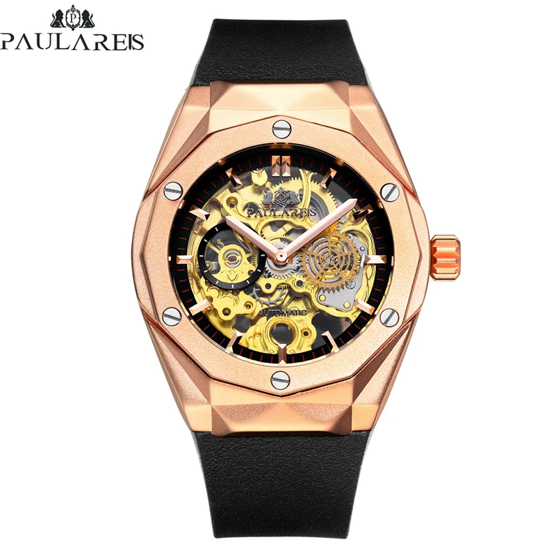 Mechanical Watch For Men Top Brand Luxury Sports Man Wristwatch Silicone Strap Waterproof Automatic Skeleton Watches Relogio
Mechanical Watch For Men Top Brand Luxury Sports Man Wristwatch Silicone Strap Waterproof Automatic Skeleton Watches Relogio