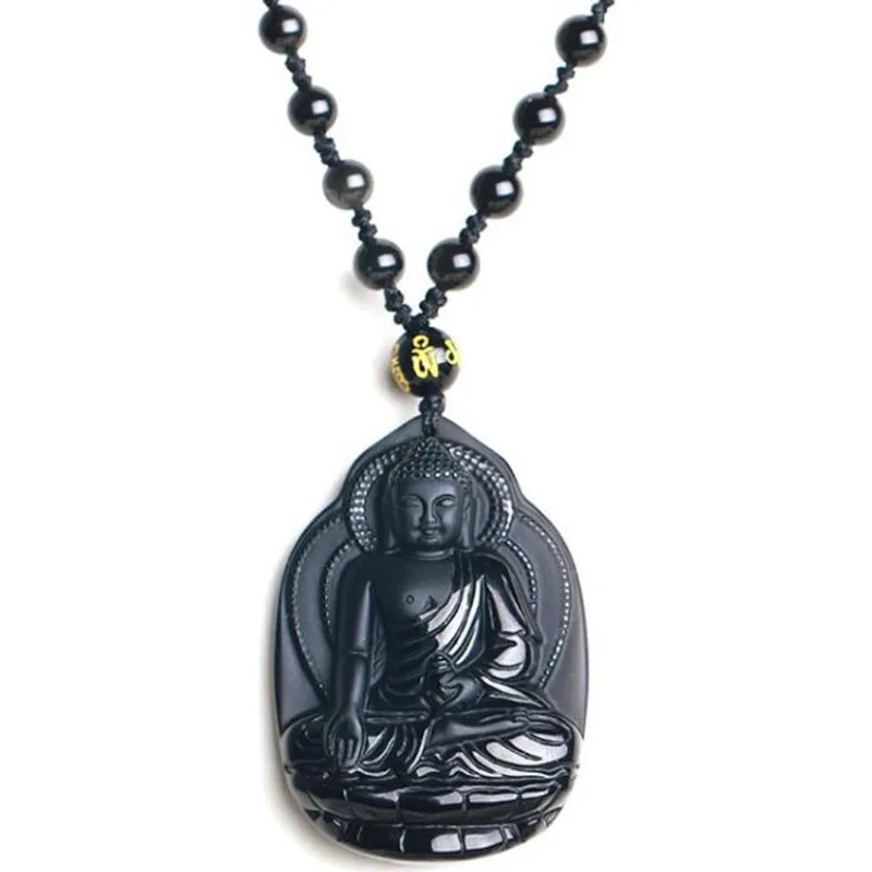 Natural Black Obsidian Stone Bodhisattva Pendant Necklace Fashion boutique Jewelry Buddha Statue Pendant Necklace Men Wholesale
Natural Black Obsidian Stone Bodhisattva Pendant Necklace Fashion boutique Jewelry Buddha Statue Pendant Necklace Men Wholesale