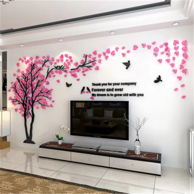 Large Size Acrylic 3D Three-dimensional Wall Sticker Living Room TV Background Wall Tree Decor Self-adhesive Wall Sticker
Large Size Acrylic 3D Three-dimensional Wall Sticker Living Room TV Background Wall Tree Decor Self-adhesive Wall Sticker
