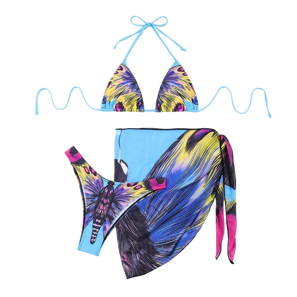 Women's 3 Piece Triangle Shorts Tube Bikini Sets Hawaii Style Gorgeous Girl Swimsuit Bathing Suit with Asymmetrical Beach Skirt
Women's 3 Piece Triangle Shorts Tube Bikini Sets Hawaii Style Gorgeous Girl Swimsuit Bathing Suit with Asymmetrical Beach Skirt