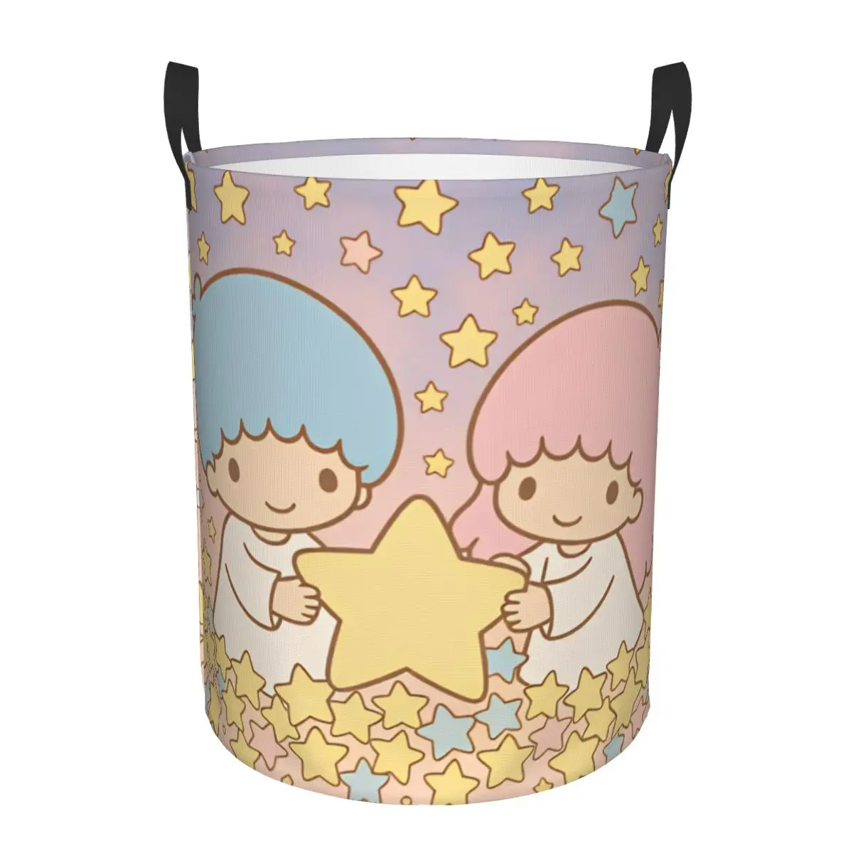 Little Twin Stars Kiki Lala Stars Laundry Hamper Large Clothes Storage Basket Book Socks Bin Organizer for Family
Little Twin Stars Kiki Lala Stars Laundry Hamper Large Clothes Storage Basket Book Socks Bin Organizer for Family