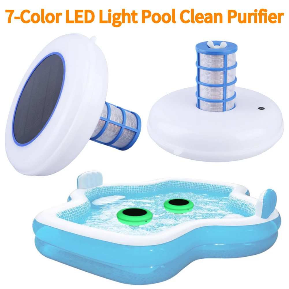 Solar Pool Ionizer Auto Switching 7-Colored LED Night Light Copper Pool Ionizer Copper Pool Ionizer Floater Keeps Water Clear
Solar Pool Ionizer Auto Switching 7-Colored LED Night Light Copper Pool Ionizer Copper Pool Ionizer Floater Keeps Water Clear