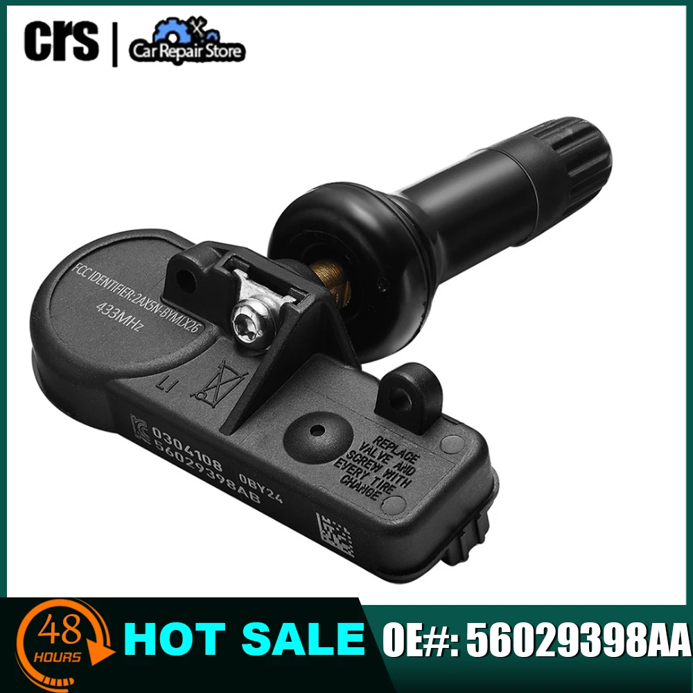 TPMS Tire Pressure Sensor 56029398AB TPM112 MRXC4W4MA4 For Dodge JOURNEY PROMASTER RAM 1500 2500 3500 Chrysler Jeep Wrangler New
TPMS Tire Pressure Sensor 56029398AB TPM112 MRXC4W4MA4 For Dodge JOURNEY PROMASTER RAM 1500 2500 3500 Chrysler Jeep Wrangler New