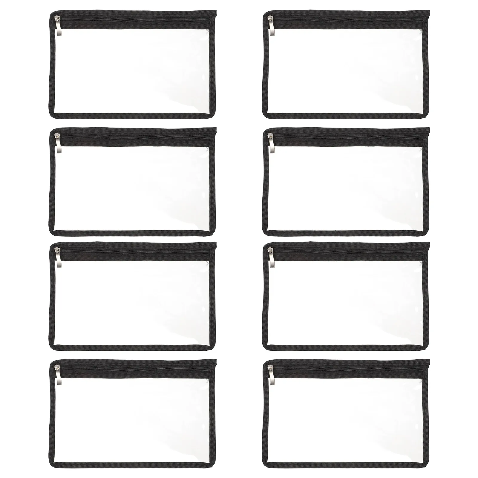8Pcs Transparent Zipper Pouches Clear Storage Bags Waterproof Pencil Cases Organizers for Documents Office Travel Makeup
8Pcs Transparent Zipper Pouches Clear Storage Bags Waterproof Pencil Cases Organizers for Documents Office Travel Makeup