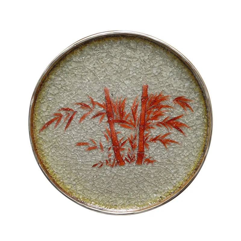 LTT Chinese mini small plate ceramic tea tray antique pastry tray
LTT Chinese mini small plate ceramic tea tray antique pastry tray