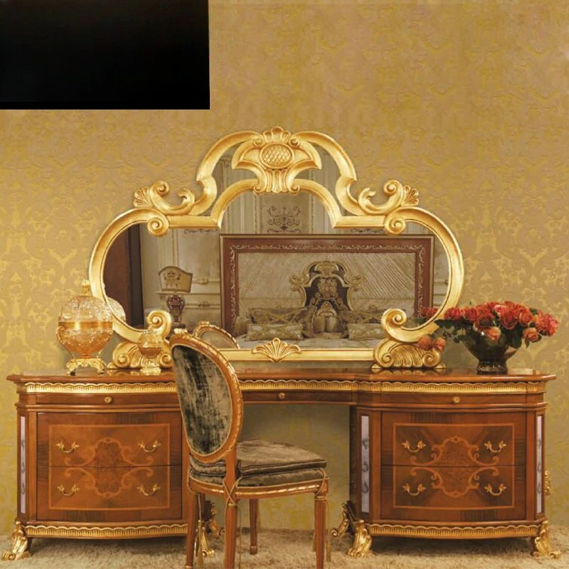 European bedroom furniture large apartment carved dresser dresser chair combination furniture
European bedroom furniture large apartment carved dresser dresser chair combination furniture