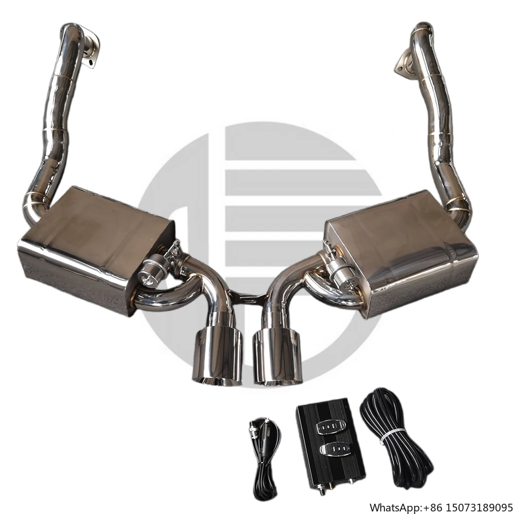 Active Sound Tuning Exhaust Muffler with Valves for 981 3.4L 2014-2016 Stainless Steel Catback Muffler
Active Sound Tuning Exhaust Muffler with Valves for 981 3.4L 2014-2016 Stainless Steel Catback Muffler