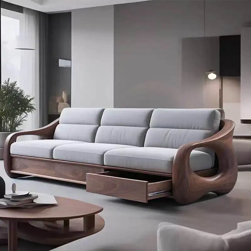 Luxury New Chinese Style Solid Wood Living Room Sofas 3 Seater Minimalist Armchairs Relax Sofa Living Room High-end Furniture
Luxury New Chinese Style Solid Wood Living Room Sofas 3 Seater Minimalist Armchairs Relax Sofa Living Room High-end Furniture