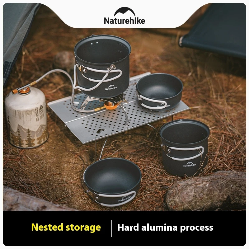 Naturehike Camping Cookware 4 In 1 Pot Set Portable Ultralight Picnic Tableware Camping Outdoor Tableware Utensils Hiking Travel
Naturehike Camping Cookware 4 In 1 Pot Set Portable Ultralight Picnic Tableware Camping Outdoor Tableware Utensils Hiking Travel