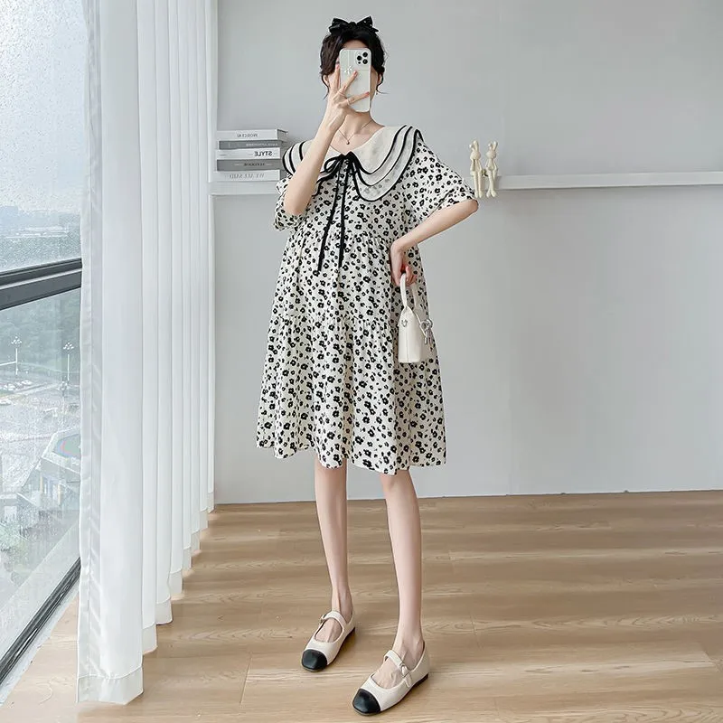 2025 Summer Breathable Maternity Dress New Fashionable Korean Style Floral Loose Sweet Medium Length Pregnant Women's DressLH762
2025 Summer Breathable Maternity Dress New Fashionable Korean Style Floral Loose Sweet Medium Length Pregnant Women's DressLH762