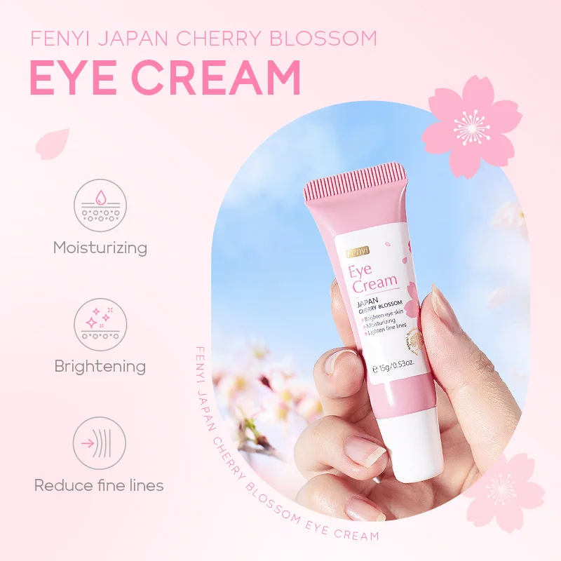 15ML Anti Dark Circles Remove Eye Bags Smooting Brightening Moisturizing Eye Creams Eyes Skin Care Products Sakura Eye Cream
15ML Anti Dark Circles Remove Eye Bags Smooting Brightening Moisturizing Eye Creams Eyes Skin Care Products Sakura Eye Cream