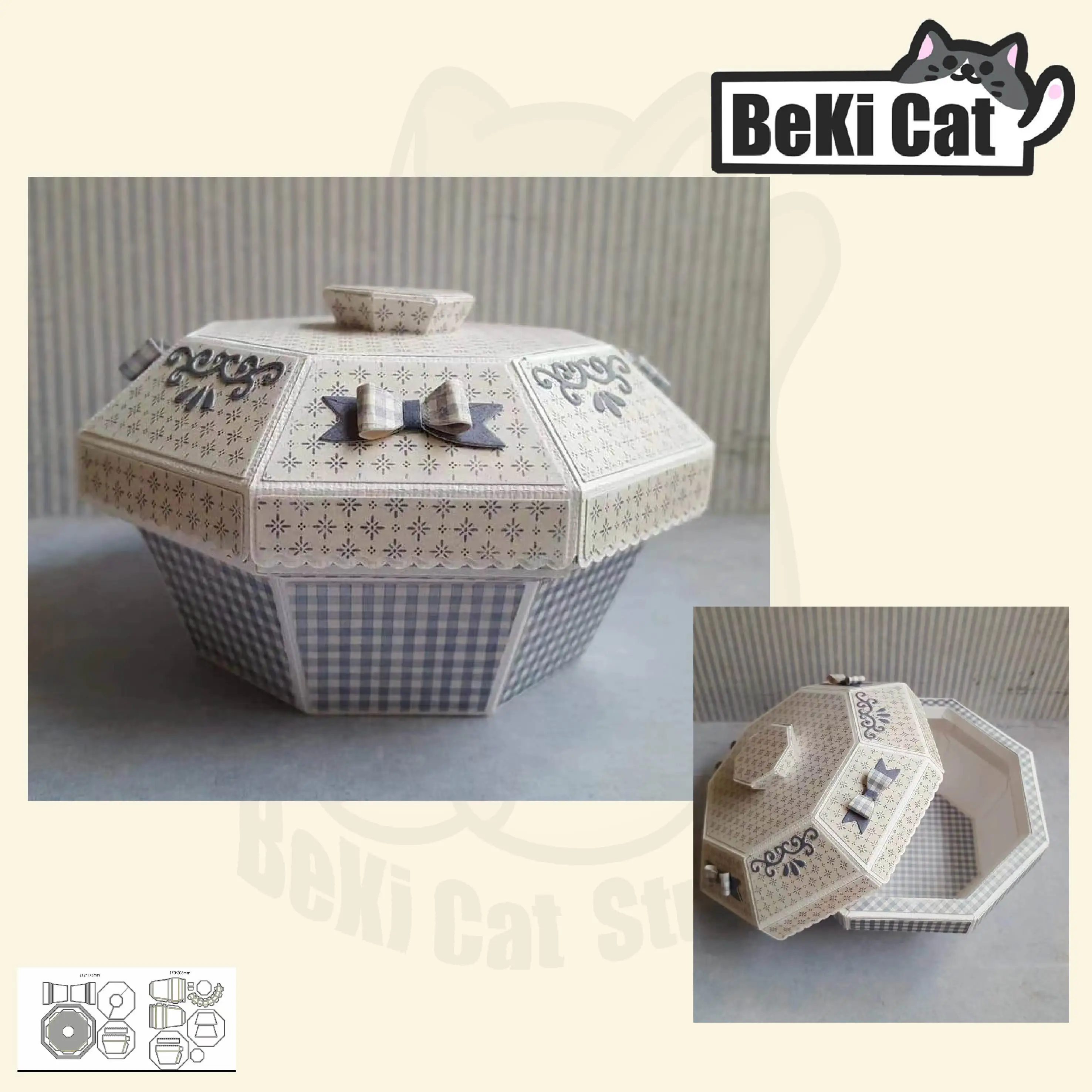 3D Bowl with Lid cutting die set Stencils for DIY Scrapbooking photo album Decorative DIY Paper Cards
3D Bowl with Lid cutting die set Stencils for DIY Scrapbooking photo album Decorative DIY Paper Cards