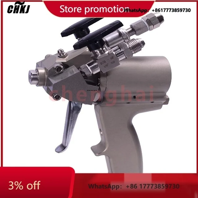 CHKJ 2025NEWReanin Spray Gun for Pu Foam Polyurethane Spraying and Polyurea Spraying KG2
CHKJ 2025NEWReanin Spray Gun for Pu Foam Polyurethane Spraying and Polyurea Spraying KG2