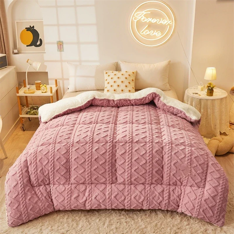 2024 Winter Quilt Simple Solid Color Milk Fleece Lamb Fleece Quilt Arctic Fleece Quilt Core Double-sided Warm
2024 Winter Quilt Simple Solid Color Milk Fleece Lamb Fleece Quilt Arctic Fleece Quilt Core Double-sided Warm