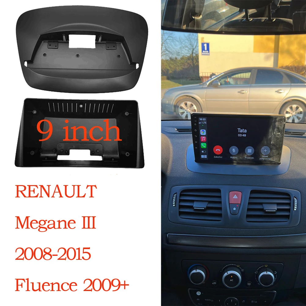 car Fascia Frame for RENAULT Megane 3 2008-2015 FLUENCE Navigation Bezel Adapter Cove Stereo Player Install Surround Trim Panel
car Fascia Frame for RENAULT Megane 3 2008-2015 FLUENCE Navigation Bezel Adapter Cove Stereo Player Install Surround Trim Panel
