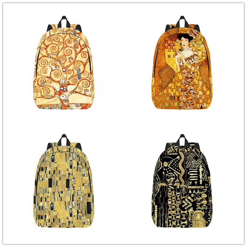Gustav Klimt Oil Painting Backpack Casual Lightweight Laptop Backpack Men Women Travel Bag Outdoor Canvas Daypack
Gustav Klimt Oil Painting Backpack Casual Lightweight Laptop Backpack Men Women Travel Bag Outdoor Canvas Daypack