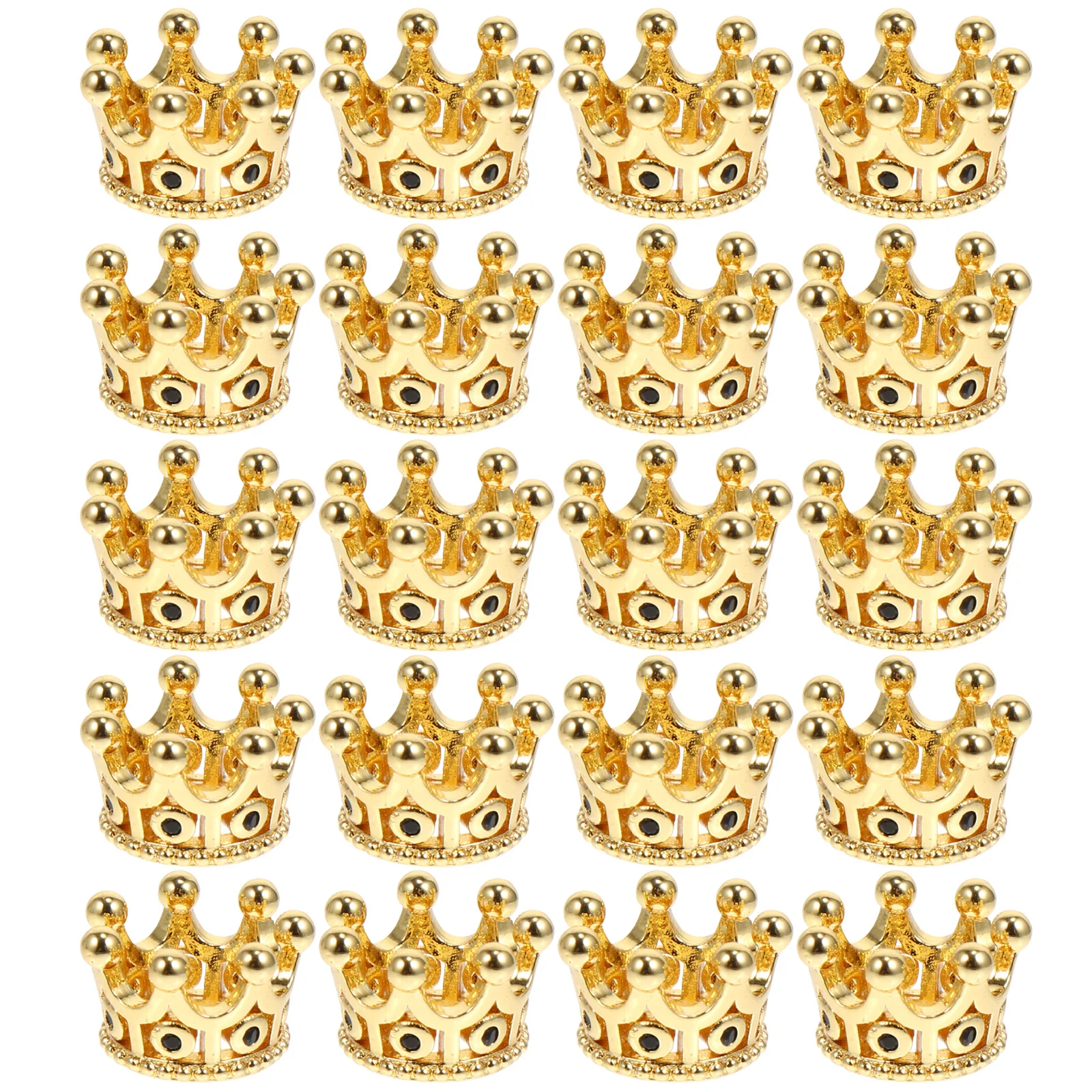 20 Pcs Mini Crown Charms Copper Zircon Decorations Black AA Beads Exquisite naments Craft Materials Jewelry Making Supplies
20 Pcs Mini Crown Charms Copper Zircon Decorations Black AA Beads Exquisite naments Craft Materials Jewelry Making Supplies